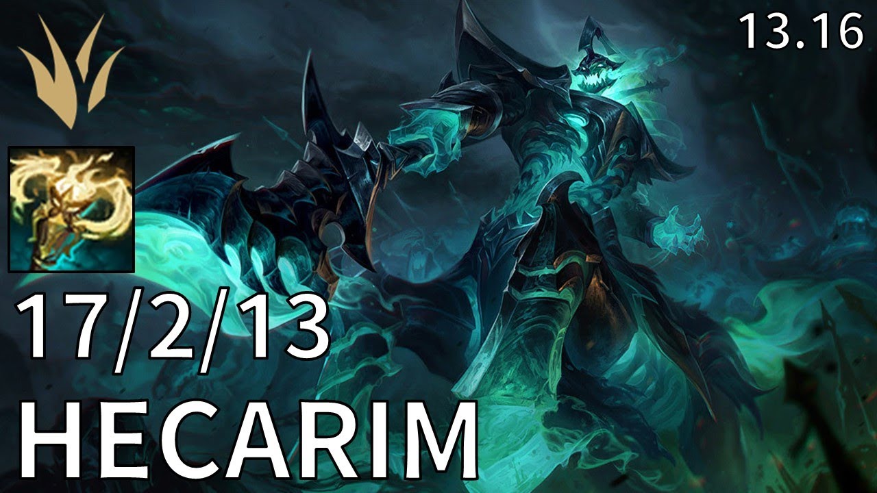 Hecarim Jungle vs Zac - EUW Master | Patch 13.16
