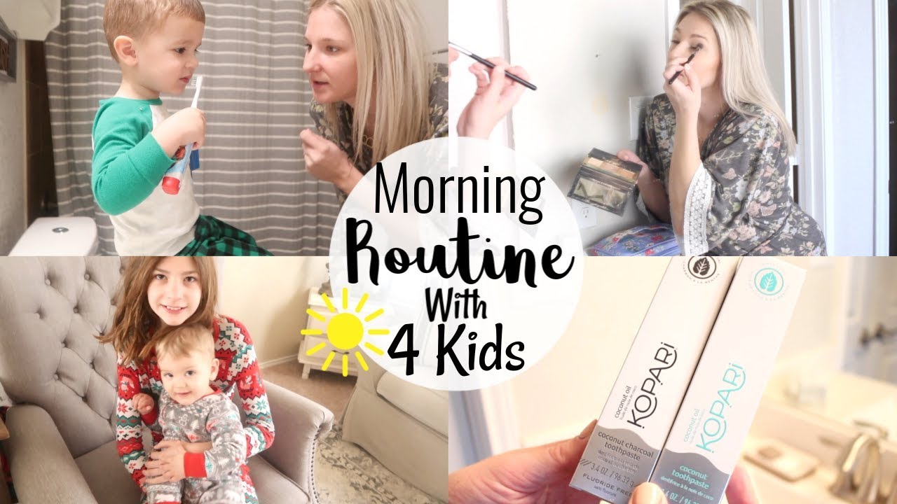 MORNING ROUTINE 2019 | MORNING ROUTINE WITH 4 KIDS | BRITTANI BOREN LEACH
