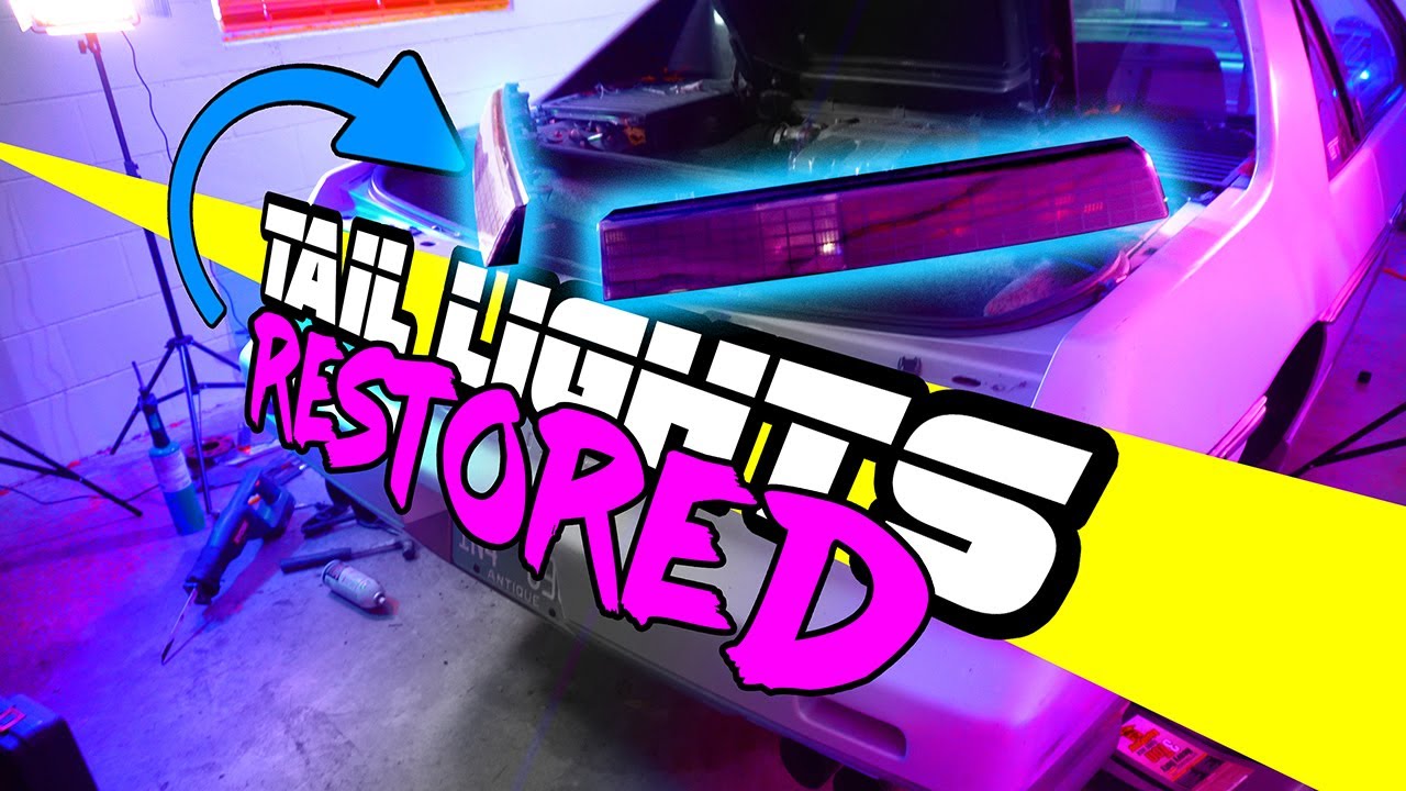 We RESTORED The FILTHY Tail Lights On Our 1985 Pontiac Fiero GT! | Episode 4