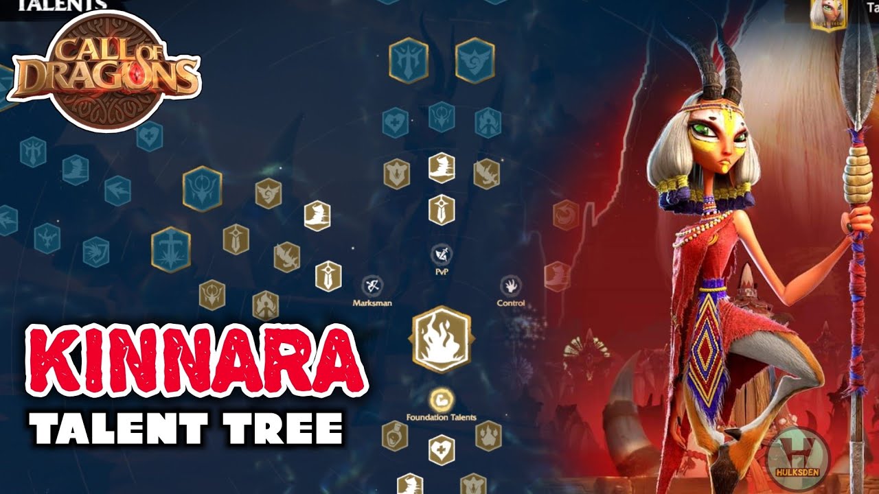 Call of dragons - KINNARA talent tree Guide | Tips & Tricks