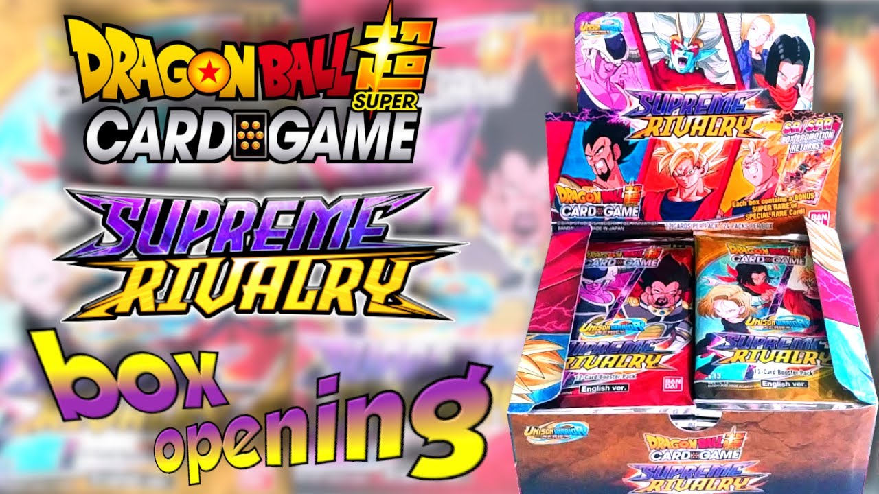 DRAGON BALL SUPER SUPREME RIVALRY Box opening
