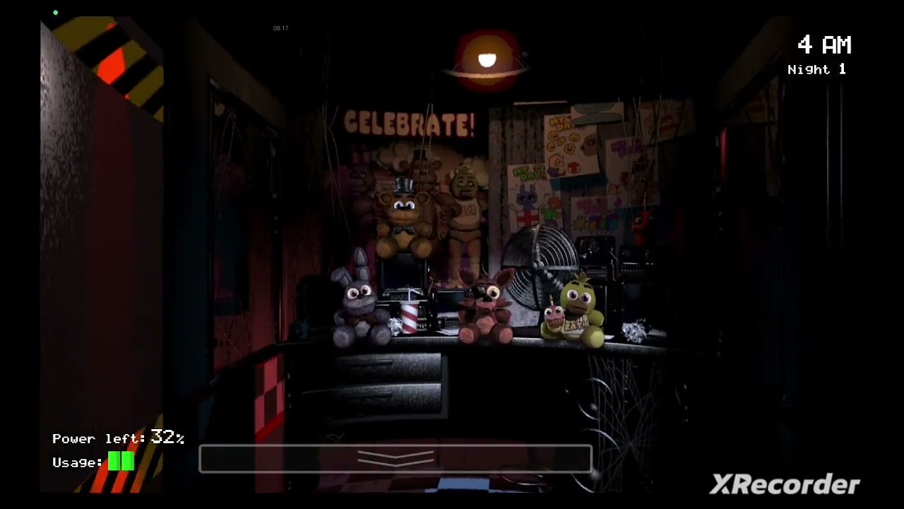Нас наняли работать охранником, спойлер- в здании какая то чертовщина / Five Nights at Freddy's /1.2