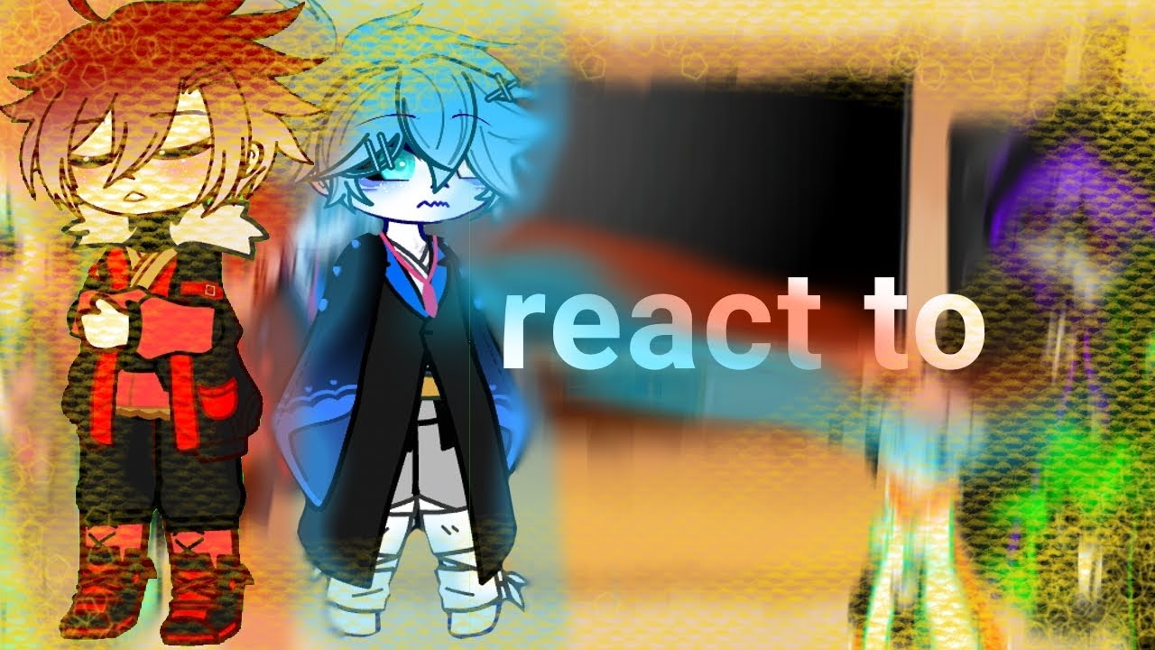 Dark spirit sans aus react to original,x2 (sans)part,1/2(credits to @peng2_comics) #undertale#gacha 