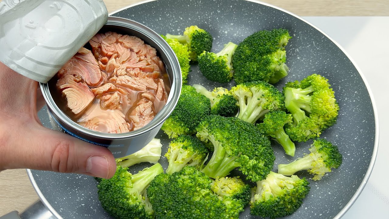 У вас дома есть брокколи и консервированный тунец? 😋Рецепт вкусный, полезный и простой # 173