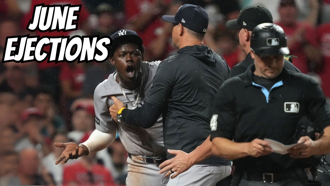 MLB 2025 June Ejections