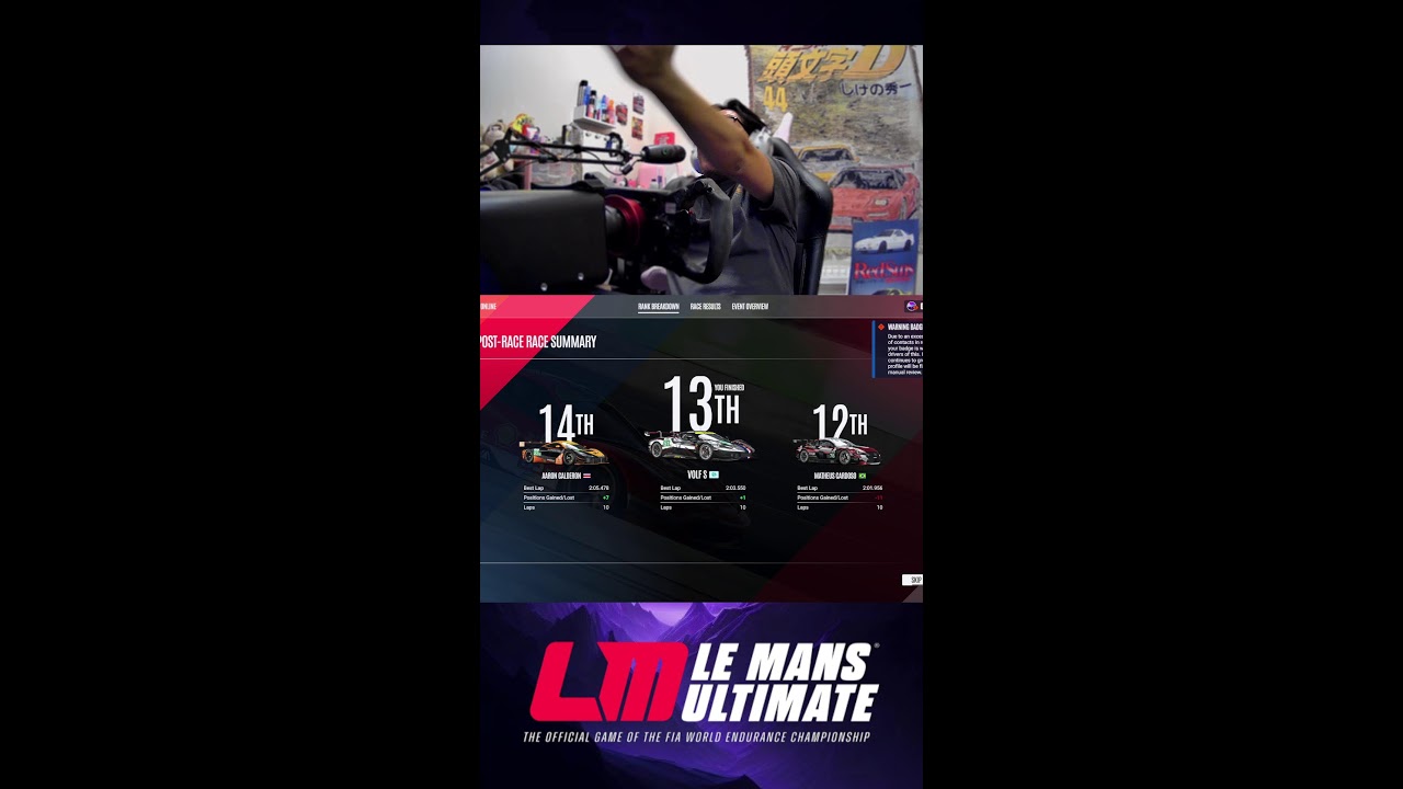 🏎️Driving For SR!!! 3 Races To Redeem Ourselves LMU GT3 Bahrain Only🏁 | !pc !setup !discord🏎️