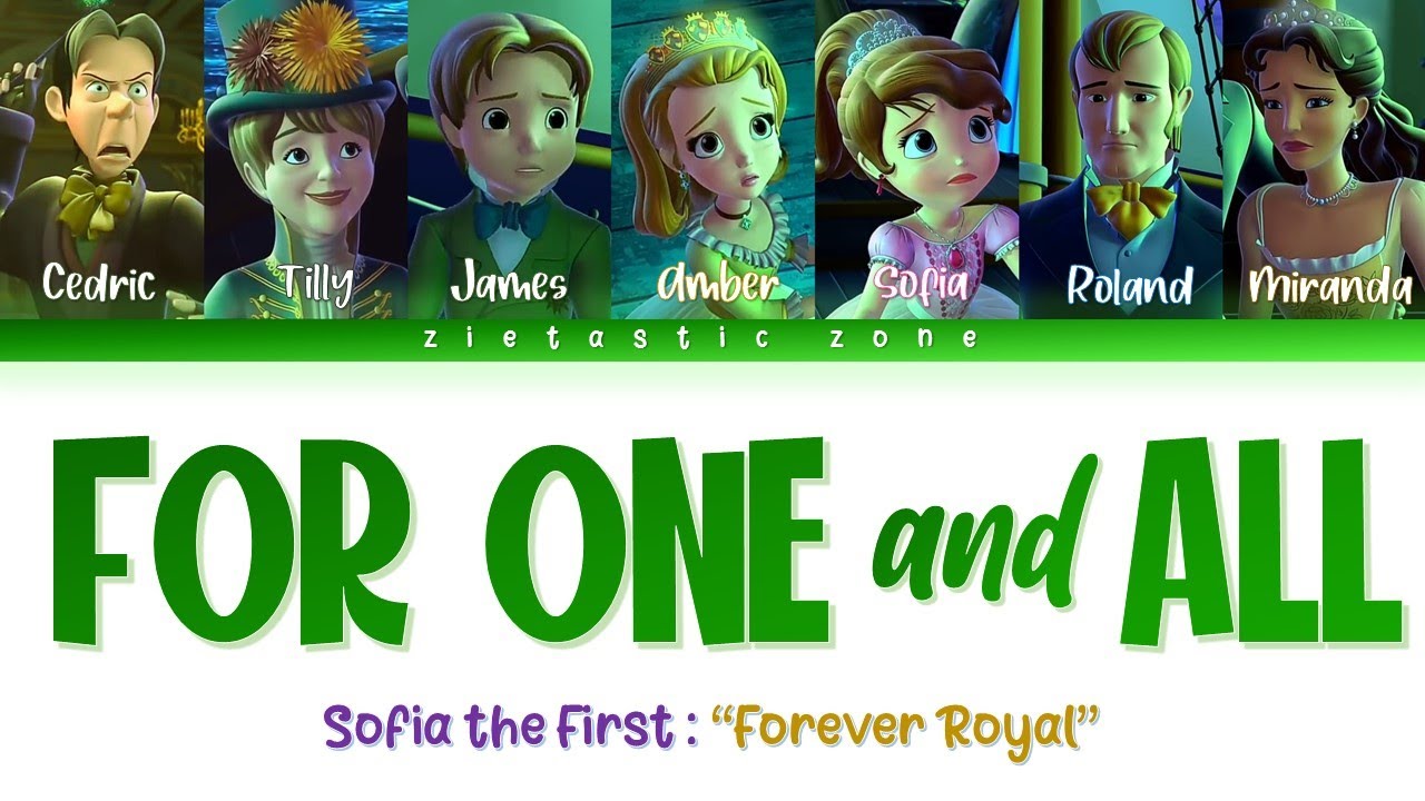 For One and All - Color Coded Lyrics | Sofia the First 