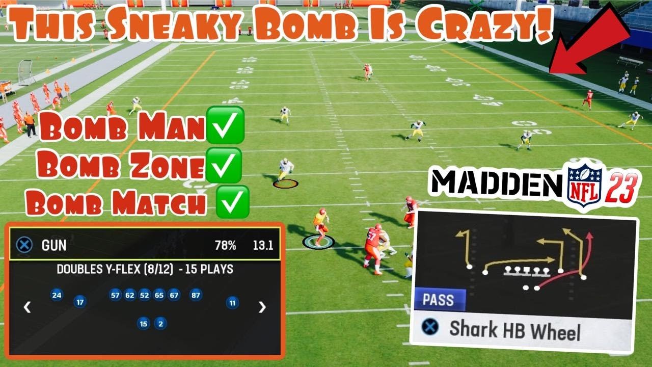 This Sneaky Bomb Play Beats Every Coverage In Madden 23! | Doubles Y Flex Bomb |