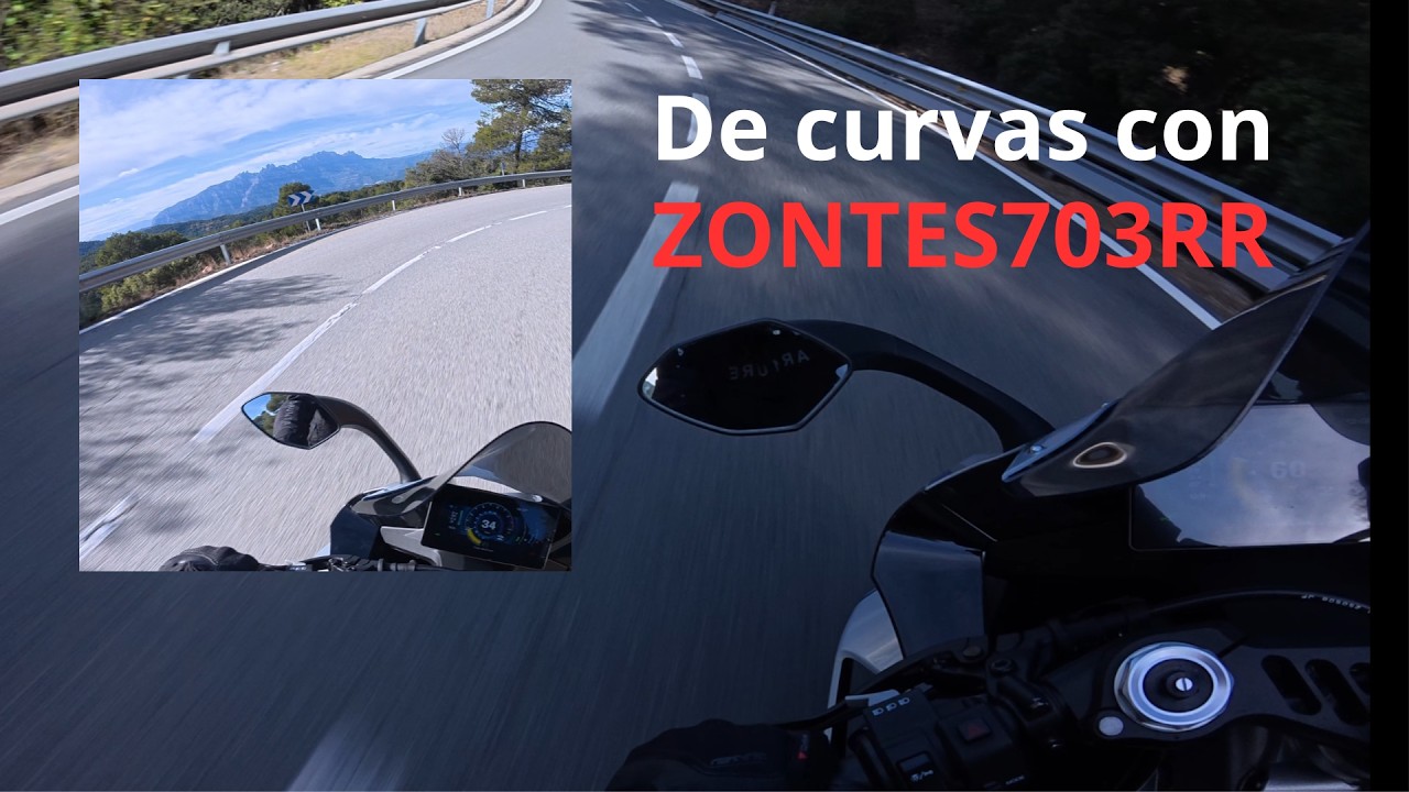 De curvas con ZONTES703RR - Practicando