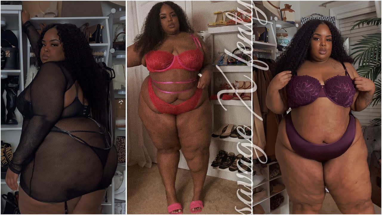 Savage X Fenty Lingerie & Lounge Try-ON | Falling In Love w/ My Body Over & Over Again! | 3X, 46D