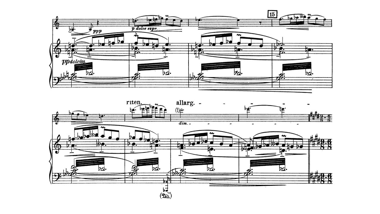 K. Szymanowski/P. Kochanski - Chant de Roxane (from Król Roger Op. 46) arranged for violin and piano