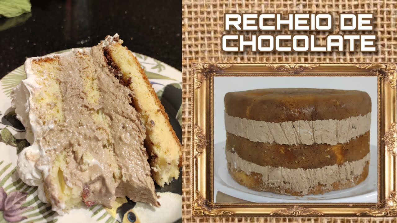 RECHEIO FIRME E DELICIOSO DE CHOCOLATE - SORAIA CAKES