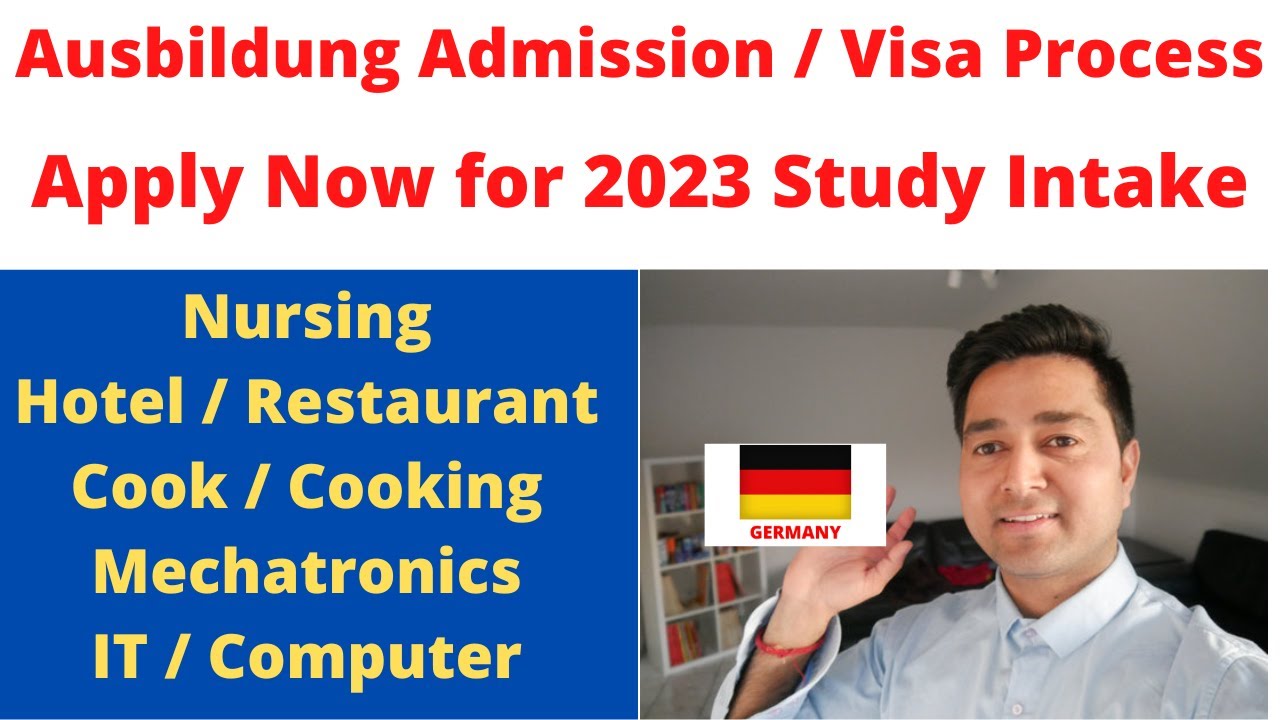 AUSBILDUNG Admission and Visa Process GERMANY | Study Visa | Vocational Training | Apply Intake 2023