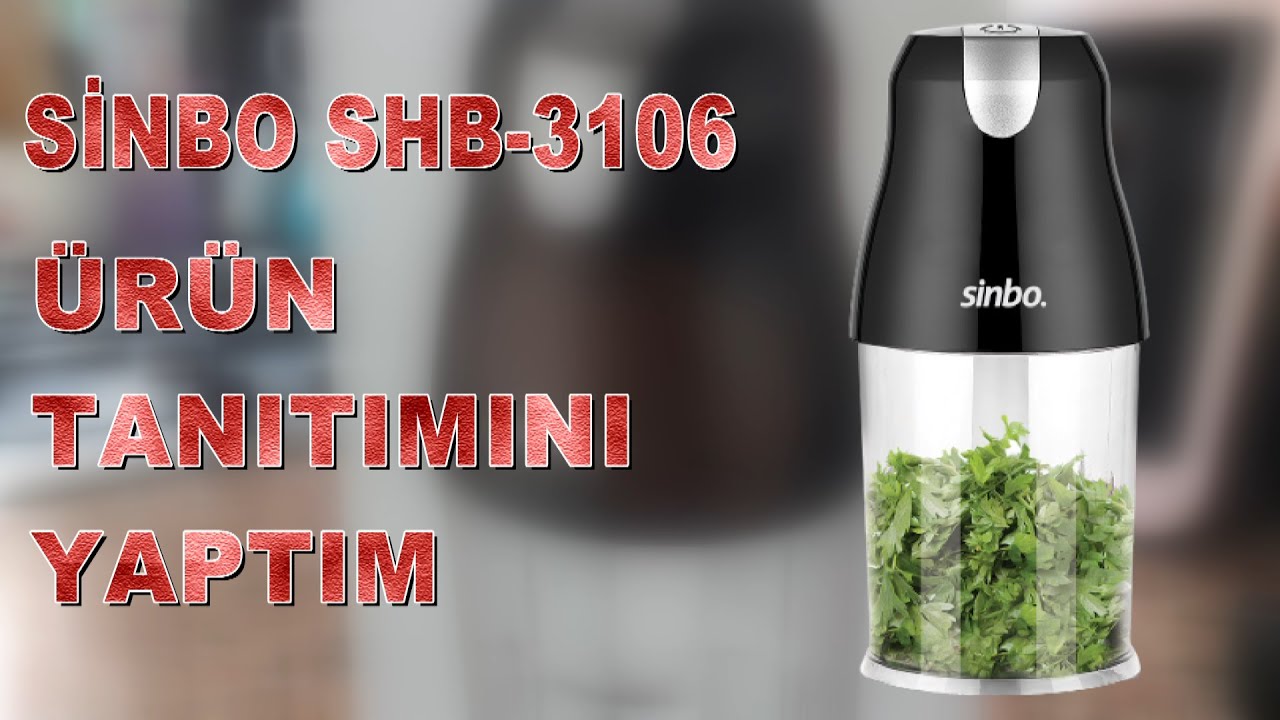 SİNBO SHB-3106 ÜRÜN TANITIMI !!