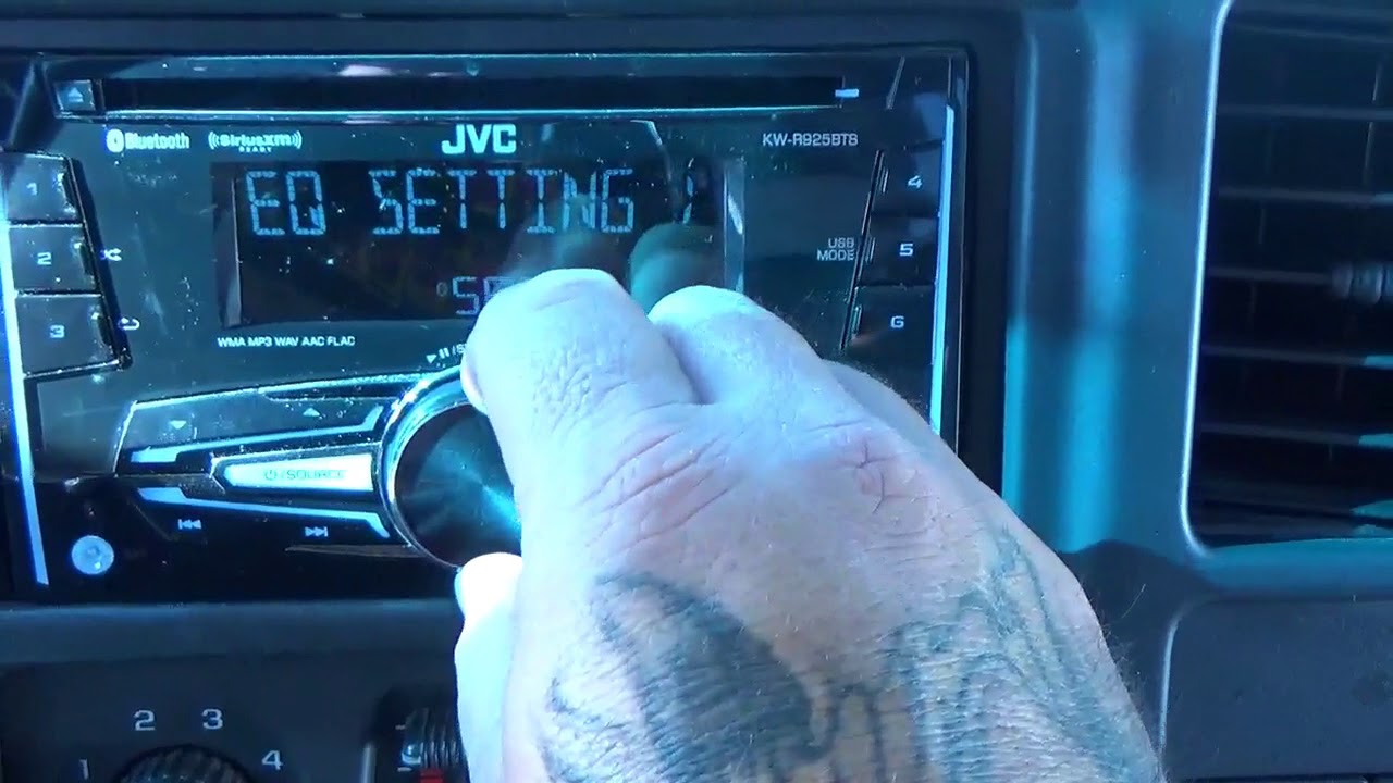 JVC KW-R925BTS Stereo clock issues
