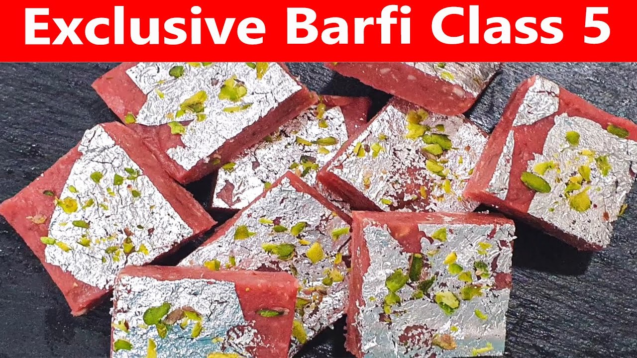 Exclusive Barfi Class 5 | Gulabi Gulkand Barfi | Manisha Bharani Kitchen