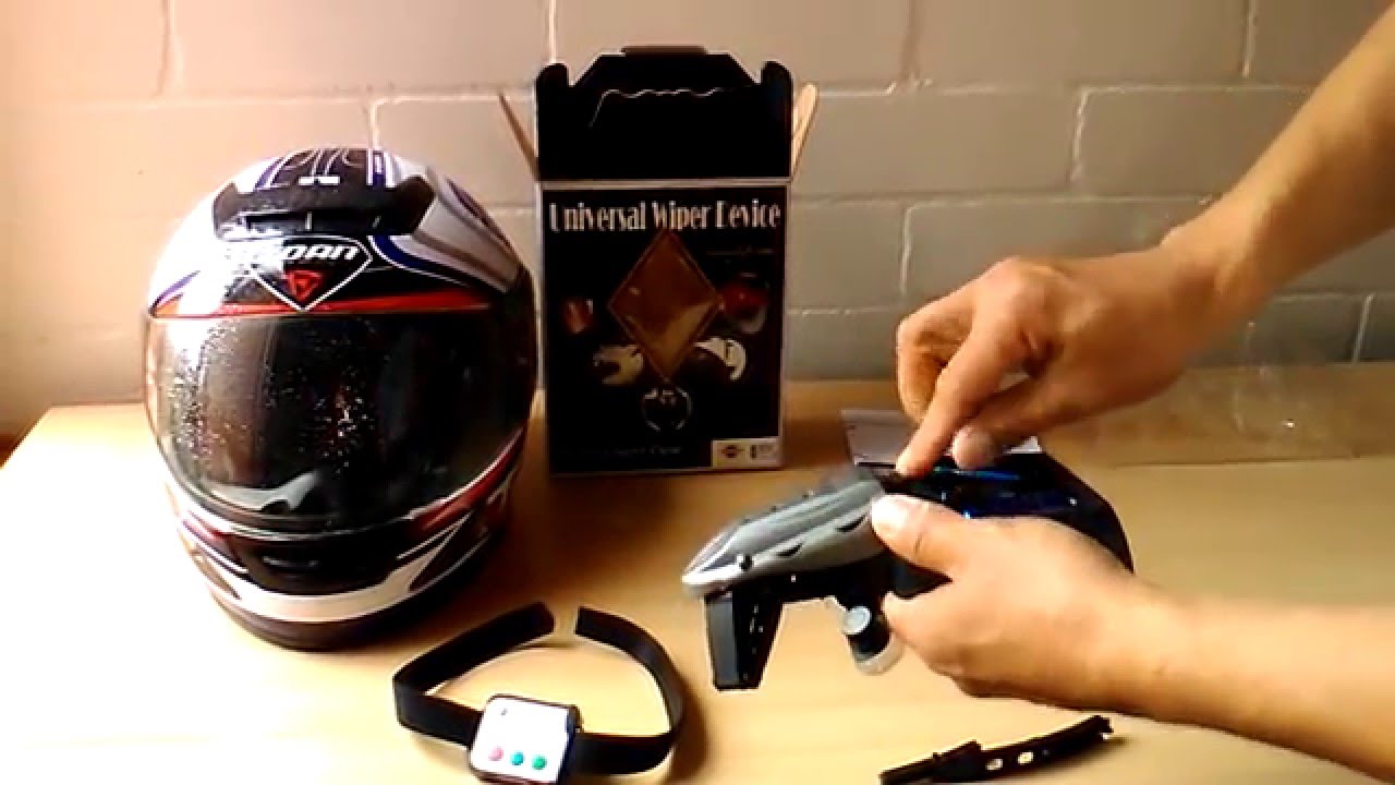 Limpiabrisas Casco de moto