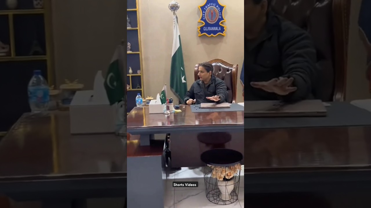 CTO Gujranwala Great Lady Police Officer SP Ms Aisha Butt  #police #policejobs #shortvideo #shorts