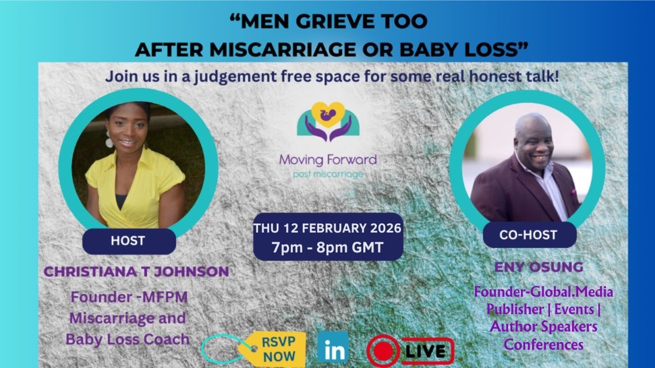 Miscarriage and Baby Loss Live: Men Grieve Too After Miscarriage or Baby Loss