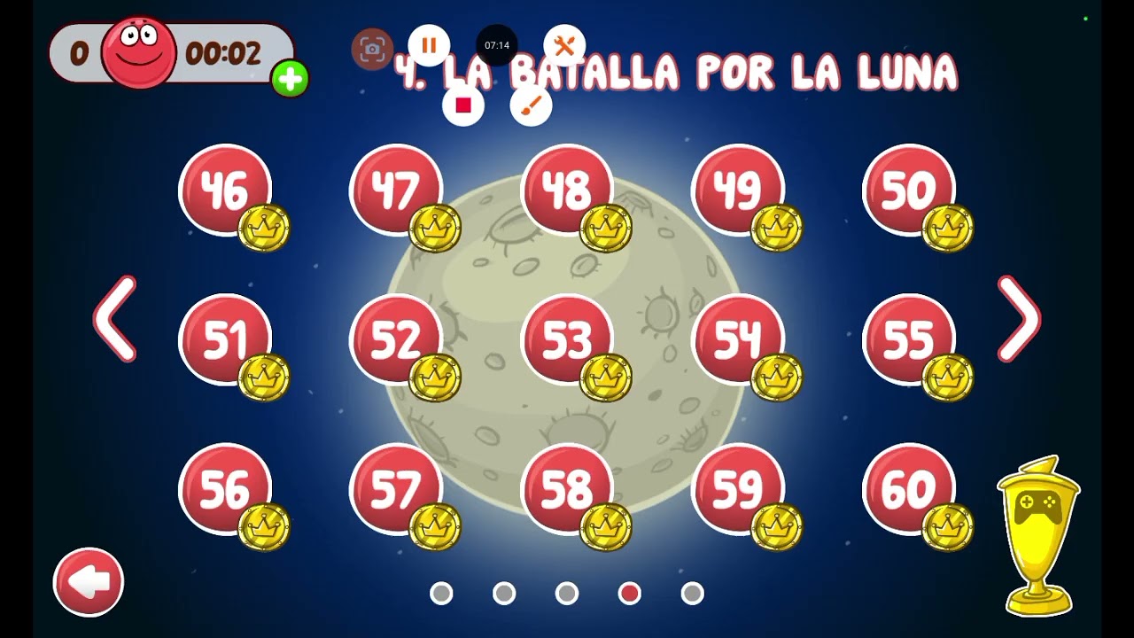 Red ball 4 parte 4: la batalla por la Luna, rescatamos la luna!