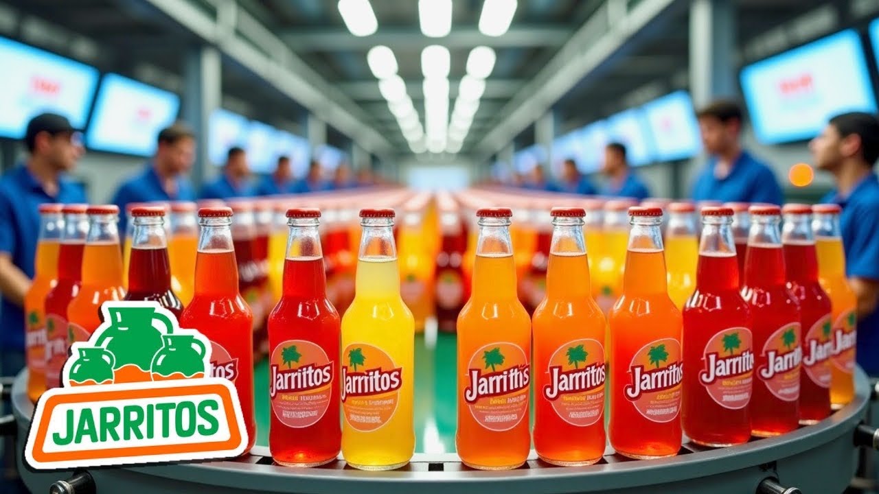How JARRITOS Soda is Made. 🥤🍇 History and Factory Process