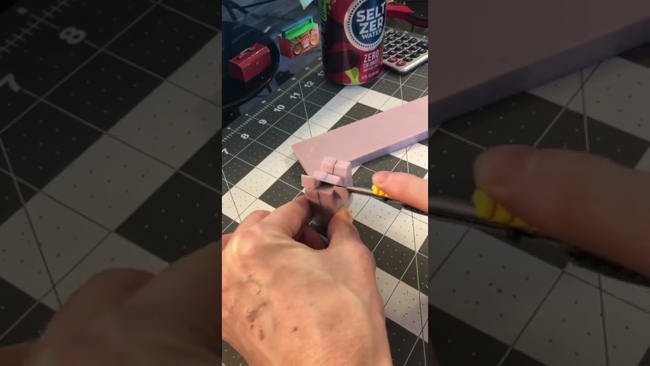 Using scrap foam for some easy props for your dioramas or toy shelf!