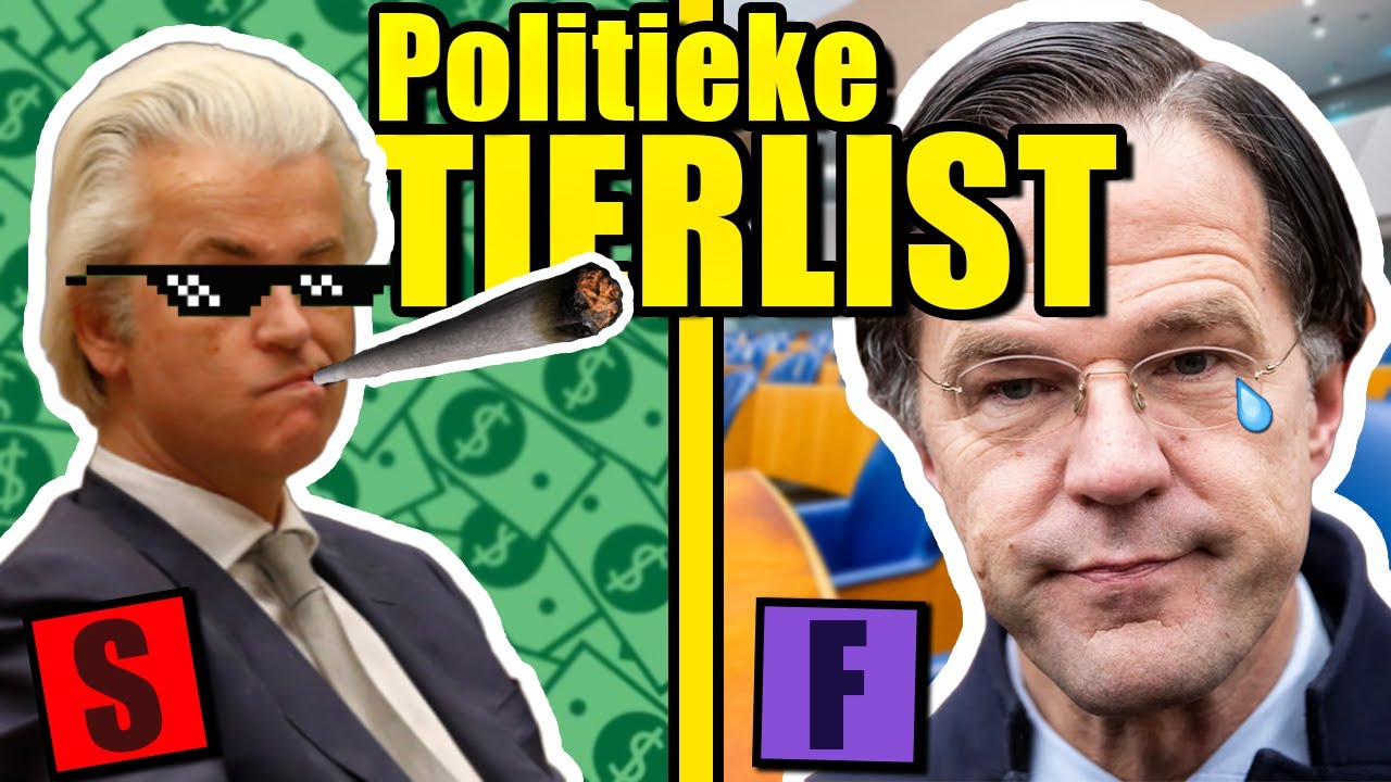 De NEDERLANDSE POLITIEK Voor DUMMIES! (tierlist)