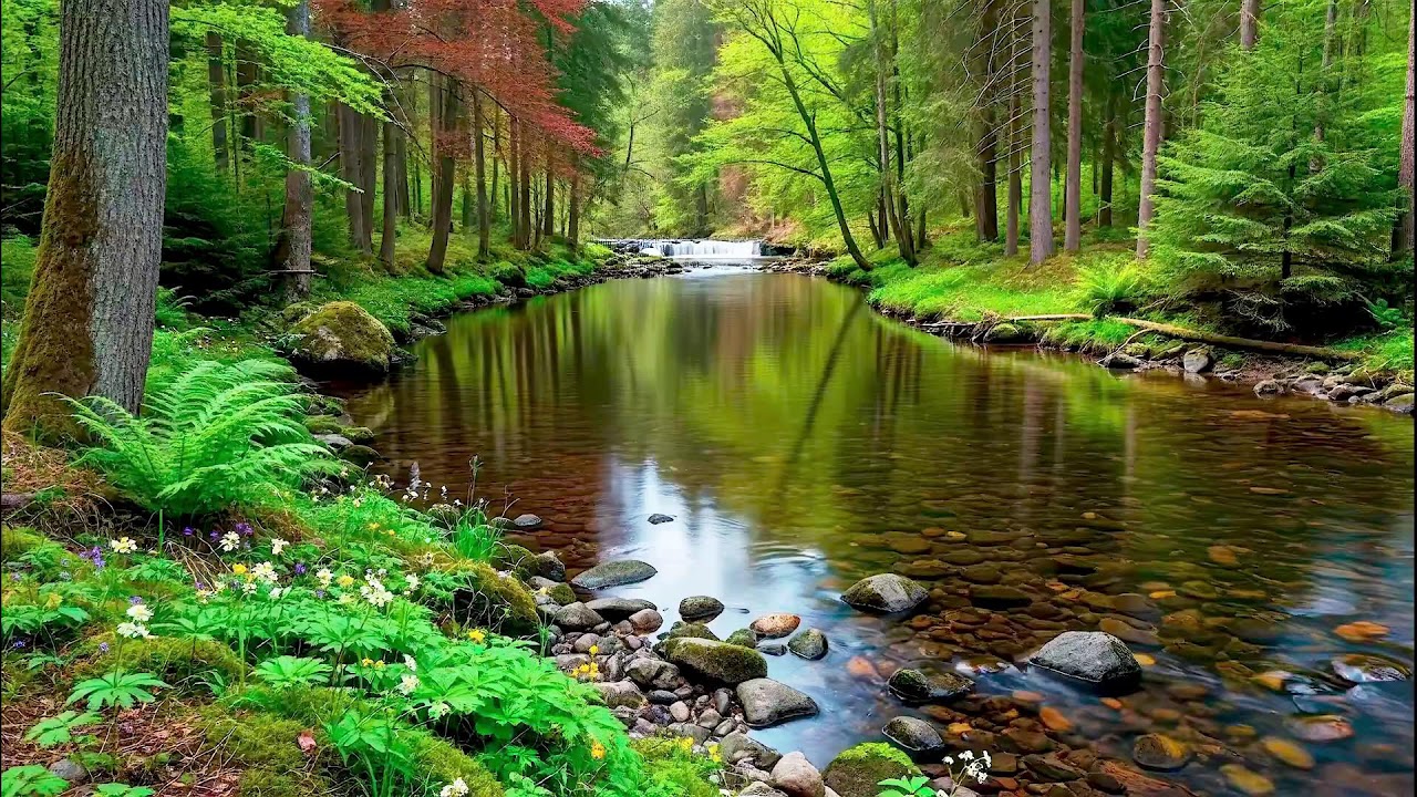 River Sound for Deep Sleep Flow White Noise with Gentle Stream Sound for Relaxation