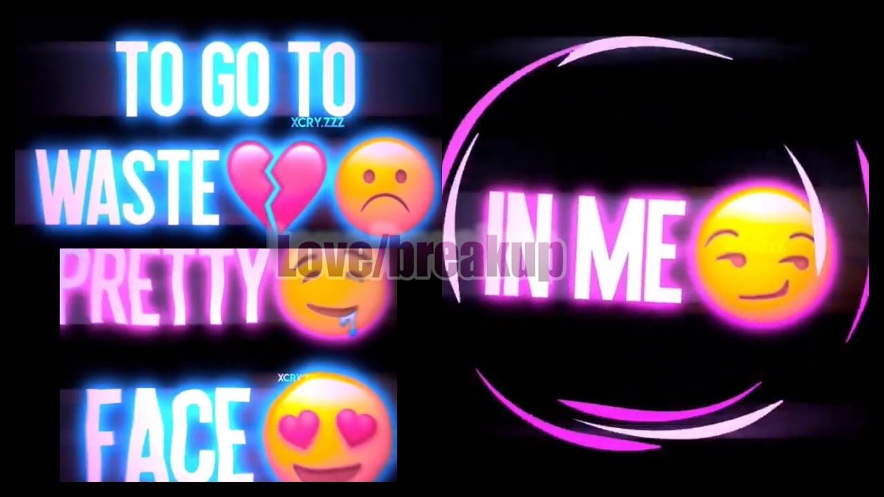 love/break up mood edits