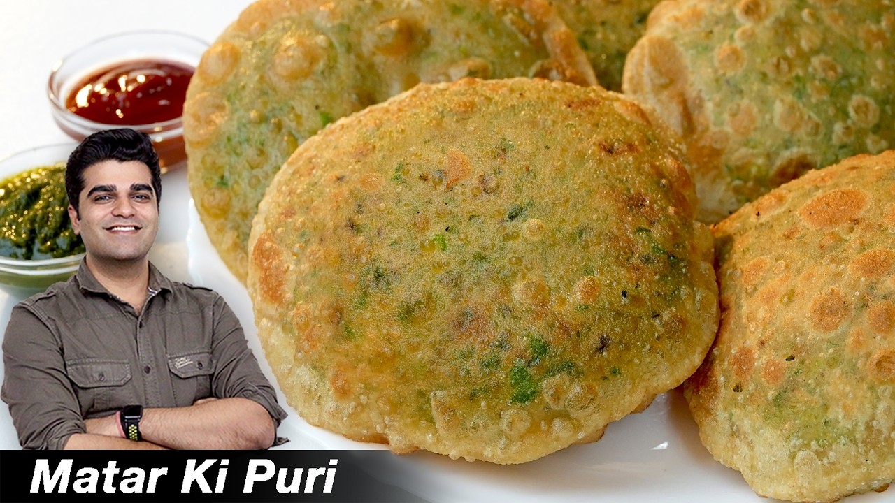कच्चे मटर और गेहूं के आटे की मसाला पूरी ऐसे बनाएंगे तो कचोरी खाना भूल जाएंगे | Matar Masala Puri