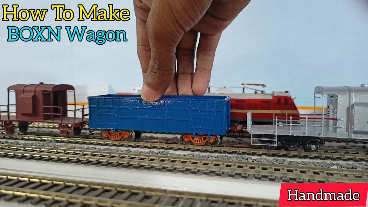 How to make BOXNHL wagon Ho scale model ● Indian frieght wagon handmade model