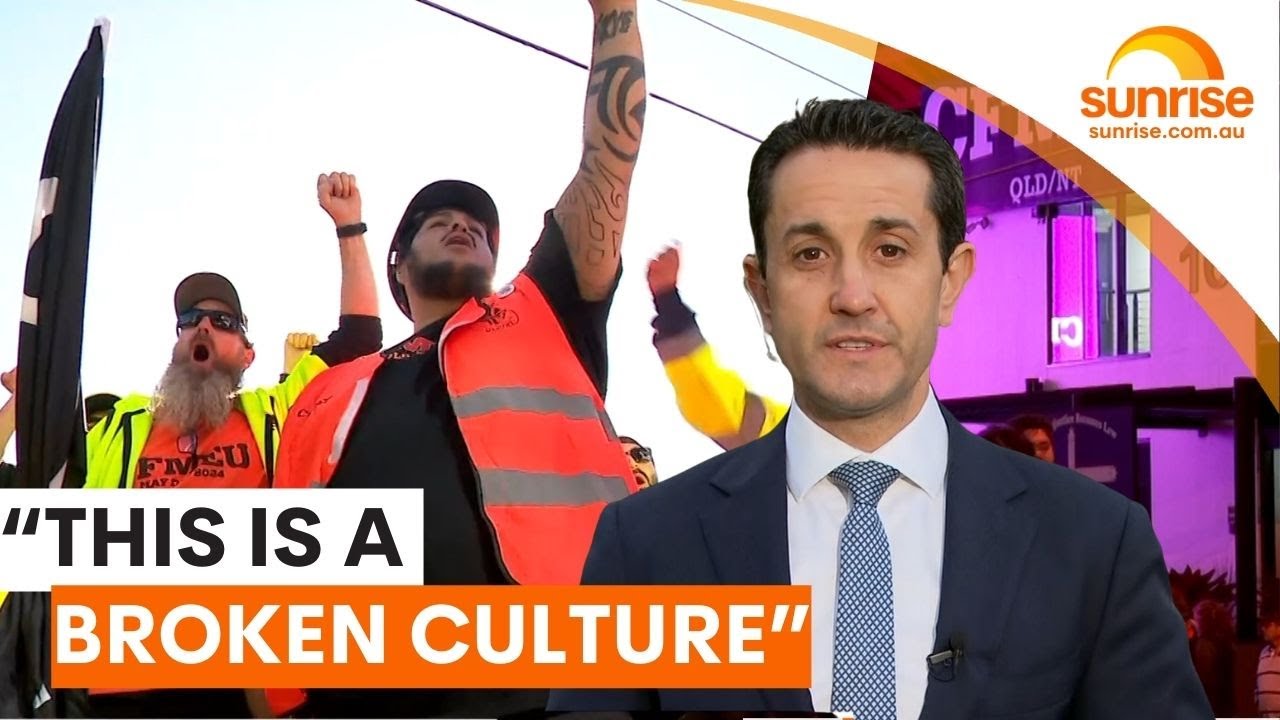 Qld Premier David Crisafulli on crackdown into CFMEU | Sunrise