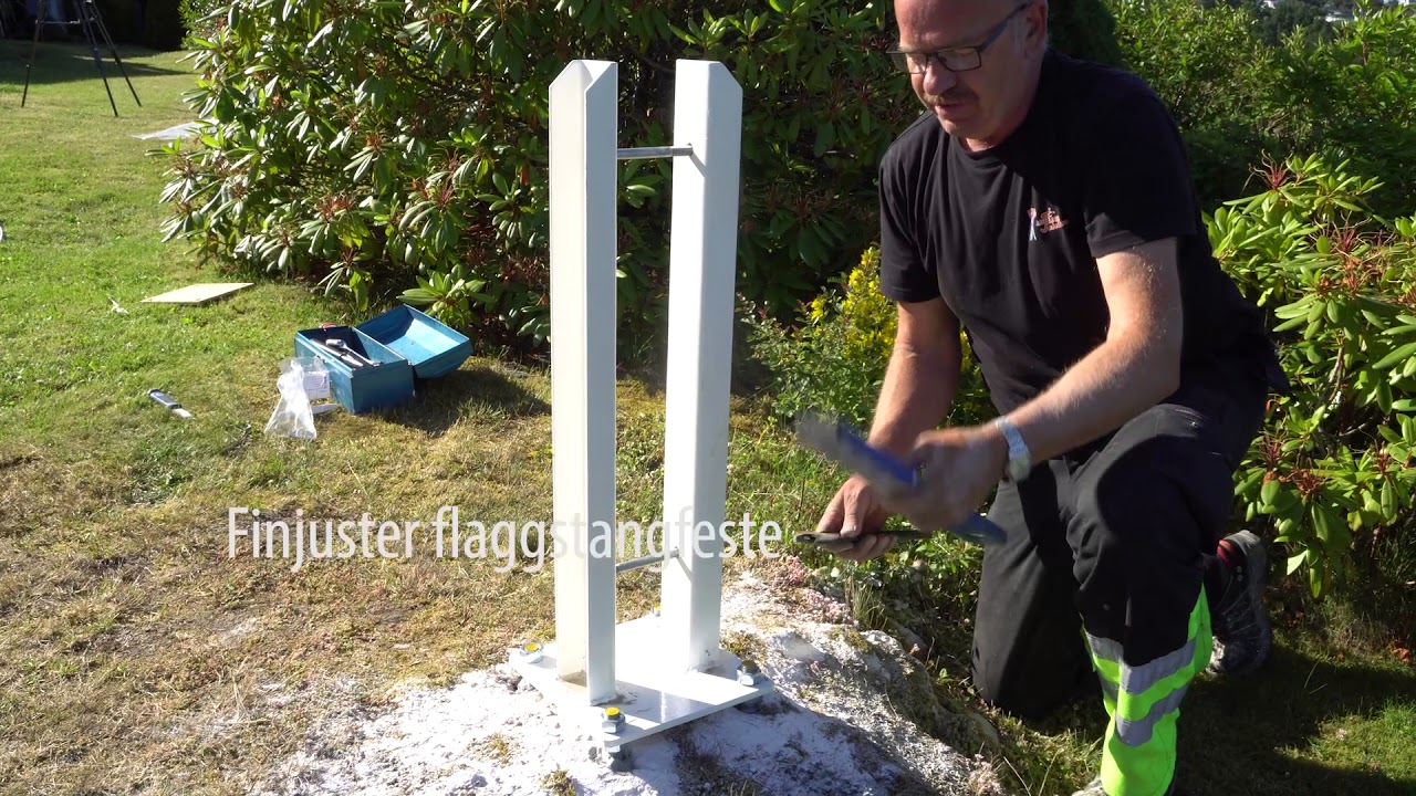 Flaggstang montering 7m