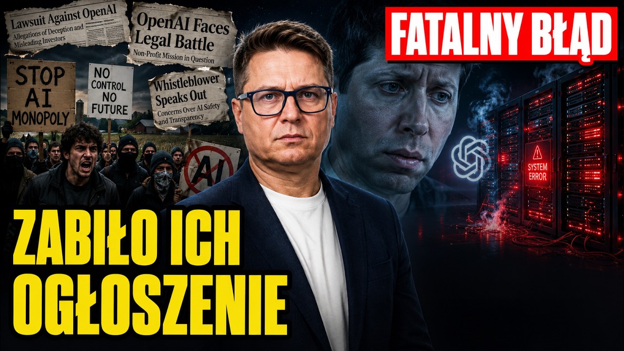 95 PROCENT PROJEKT&Oacute;W AI NIE DZIAŁA! Szokujący raport MIT i kolos na glinianych nogach.