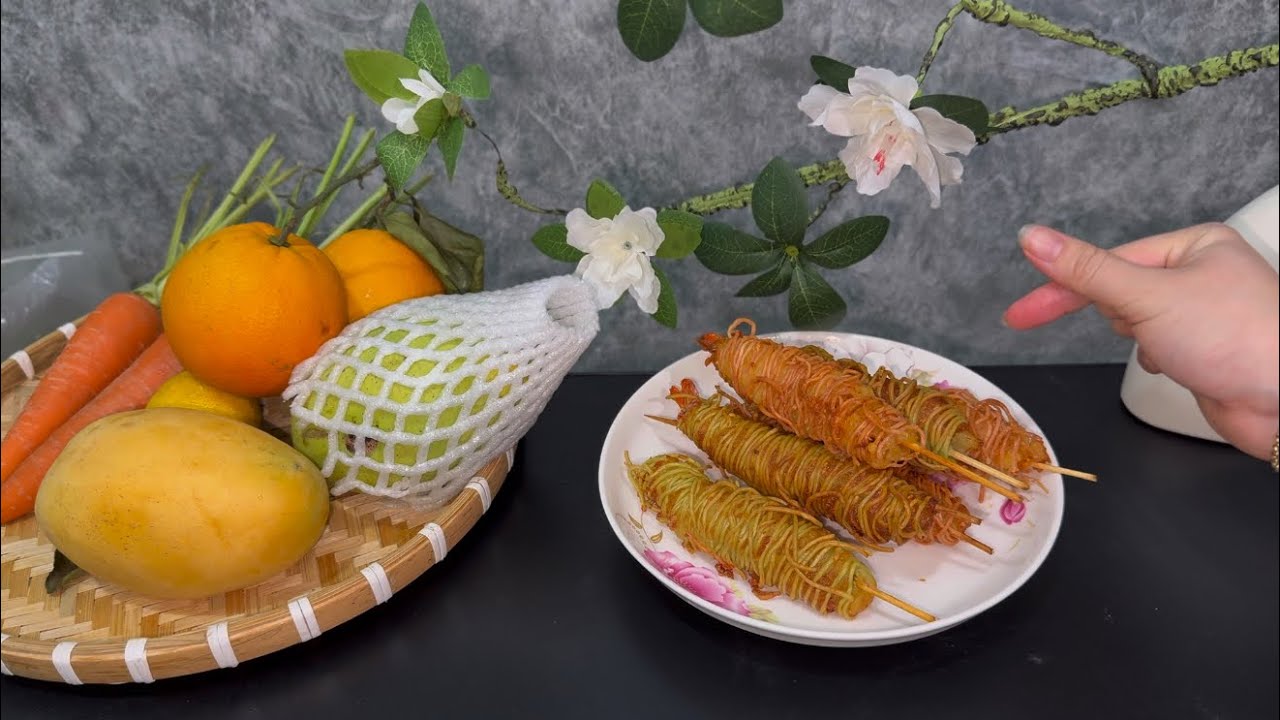 Tôm kén khoai tây chiên cho ngày thảnh thơi | Crispy potato-wrapped shrimp