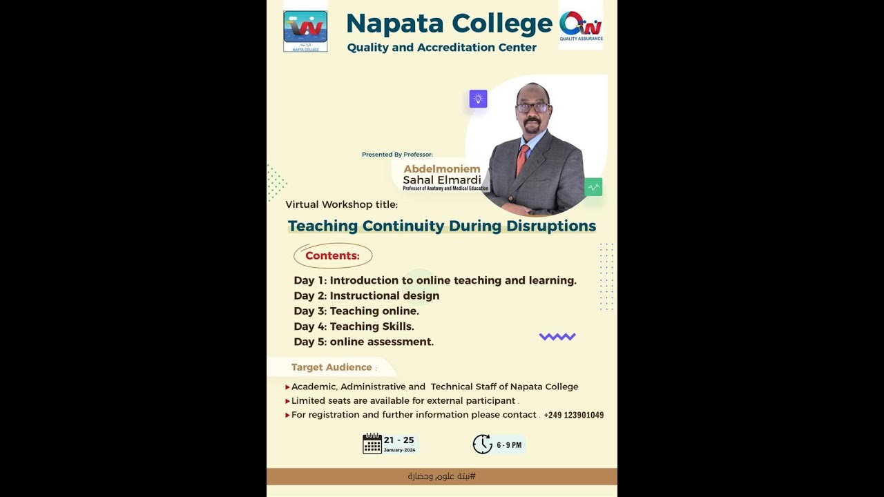 Teaching Continuity Workshop -Day5-Full Video