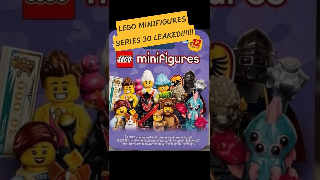 LEGO MINIFIGURES SERIES 30 LEAKED! #minifigures #legominifigures #cmf #figure #knight #legocastle