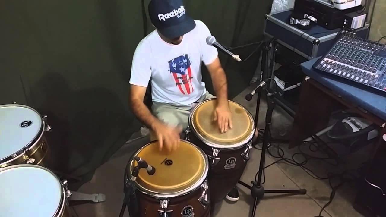 Como tocar intro de plena en timbales y congas #4 (estilo Uruguayo)