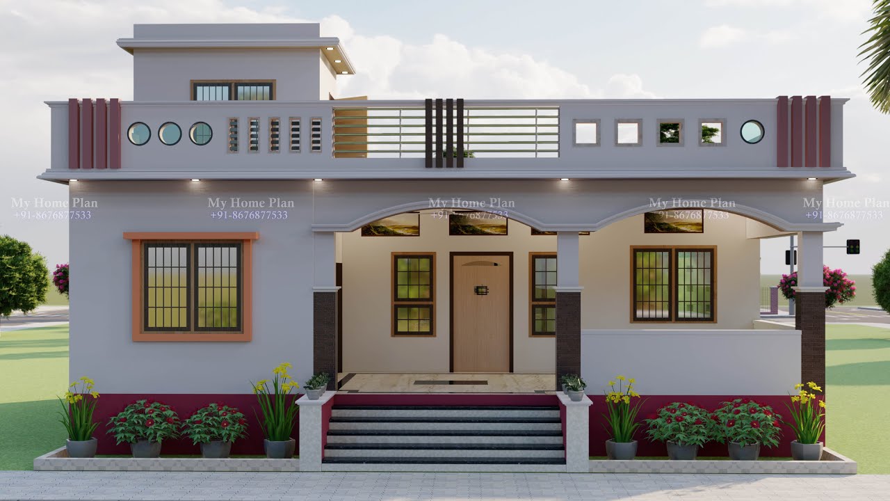 37x35 House Plan Idea II Beautiful House Plan II Village Home Tour II Ghar ka Design @Myhomeplan