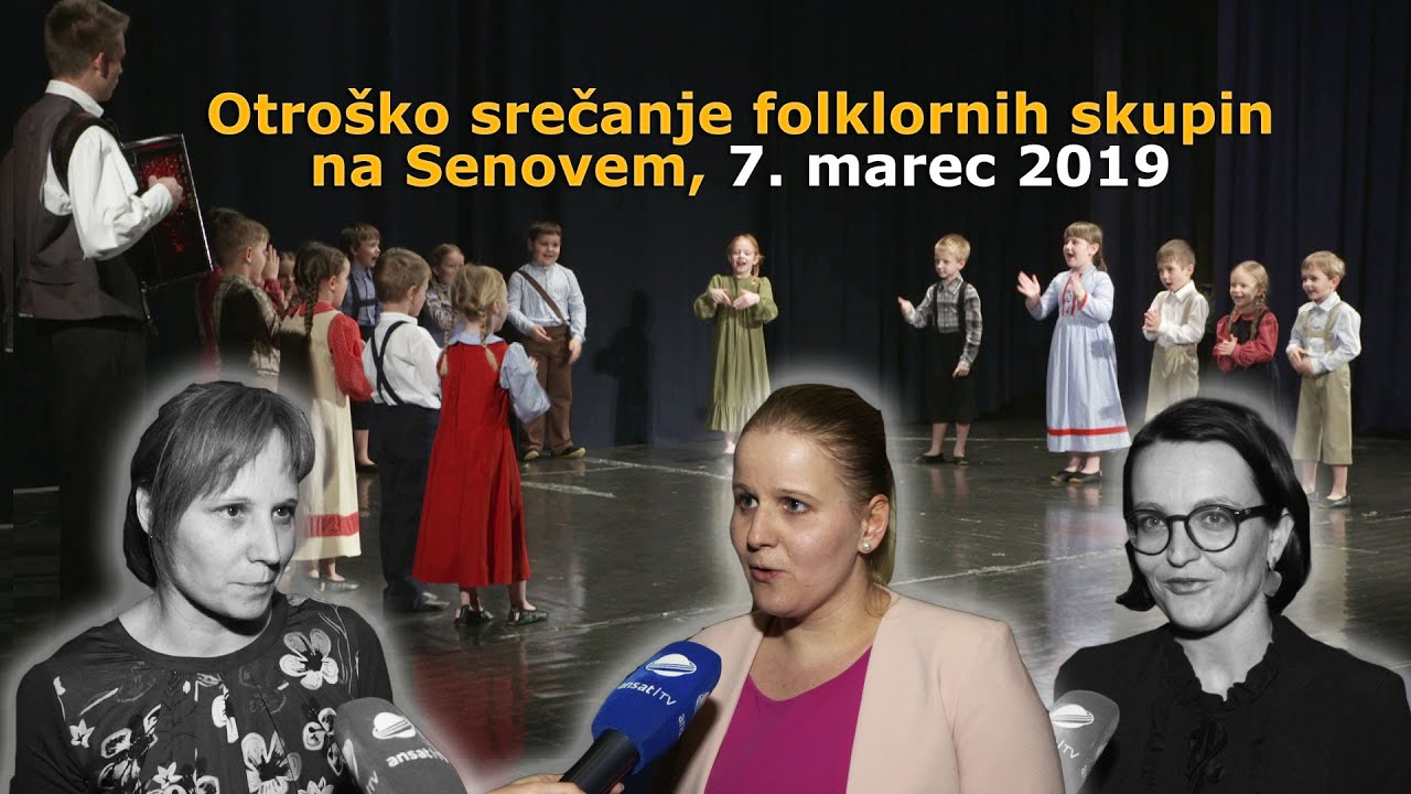 Območno srečanje otroških folklornih skupin na Senovem, 7. marec 2019