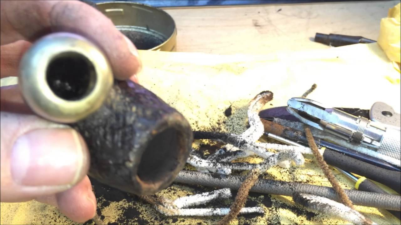 Step by step restoration of a beat up Peterson 314 system pipe