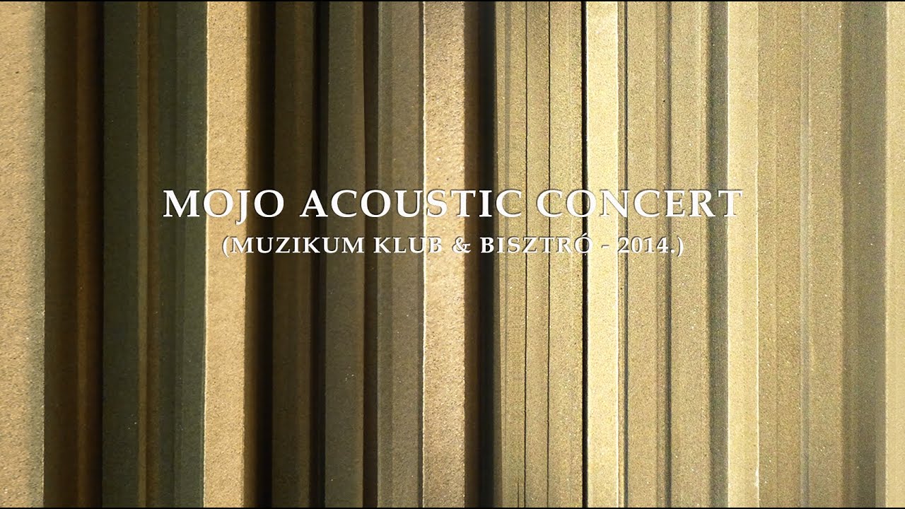 Mojo full acoustic concert - 2014 (ex Mojo Workings)
