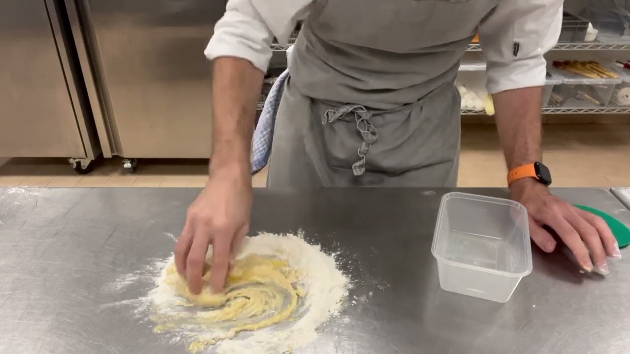 Making a basic pasta dough