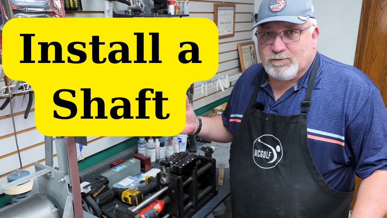 Install a Graphite golf Shaft
