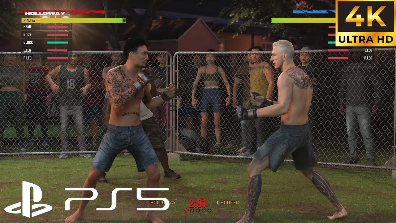 4K UFC 5 PS5 GAMEPLAY