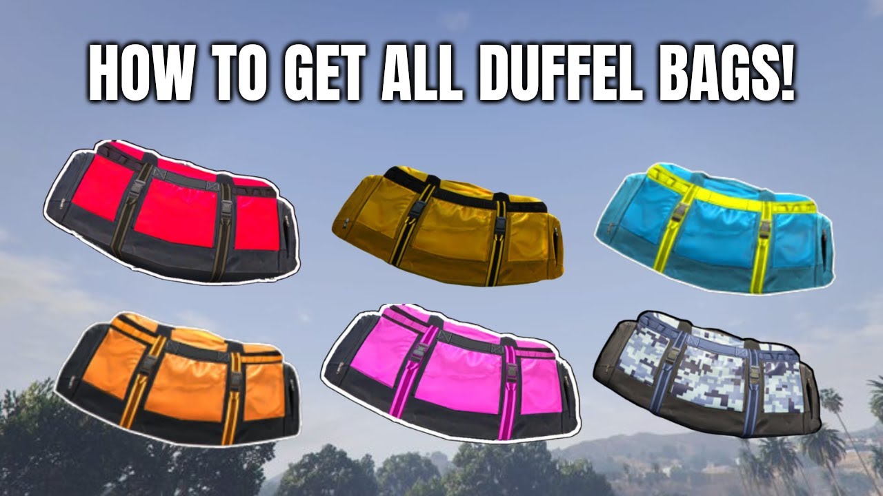HOW TO GET ANY COLOURED DUFFEL BAG IN GTA 5 ONLINE! (After Patch 1.61)