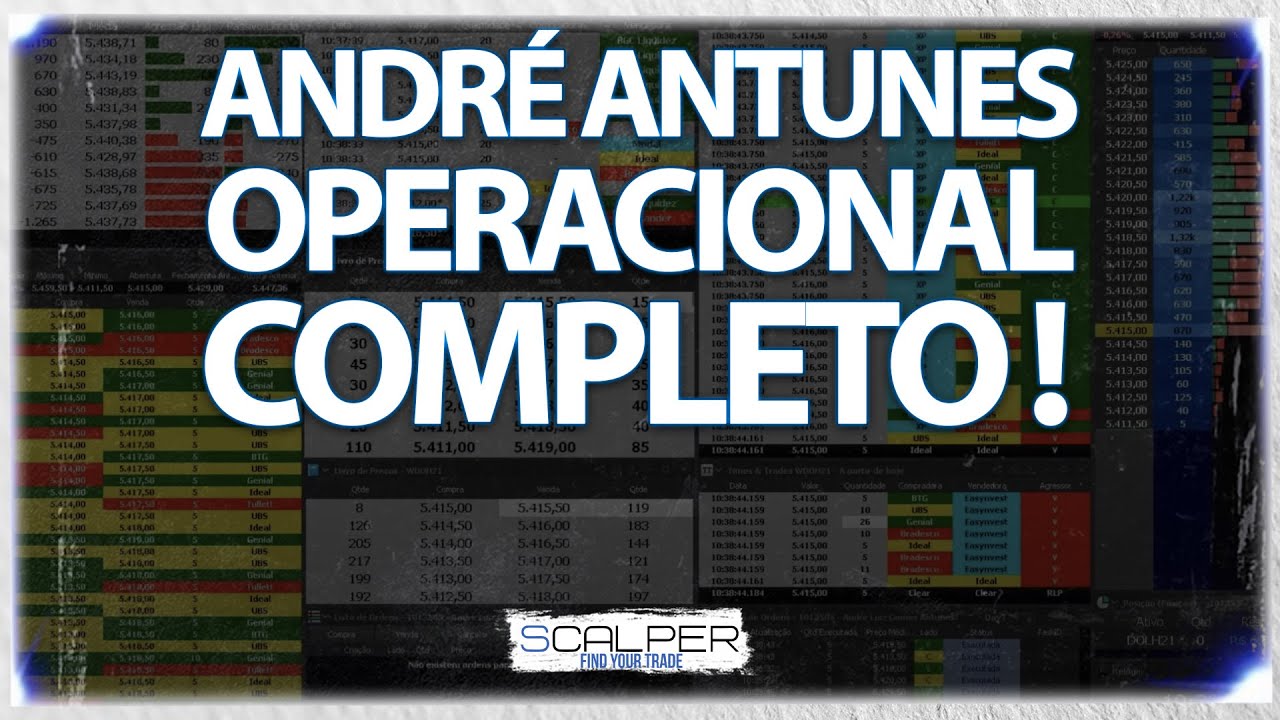 ANDR&Eacute; ANTUNES SCALPER OPERANDO AO VIVO EM 2016!