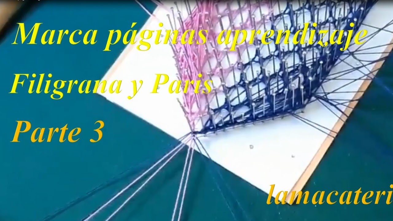 03 Marcapáginas de bolillos principiante: Cierre y resultado final