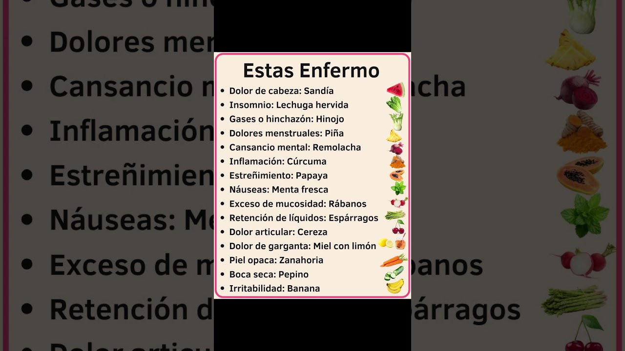 Esto es lo que necesitas comer cuando te duele #saludnatural