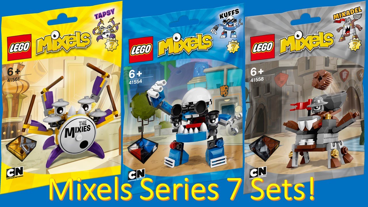 Official LEGO Mixels Series 7 Set / Bag Pictures!